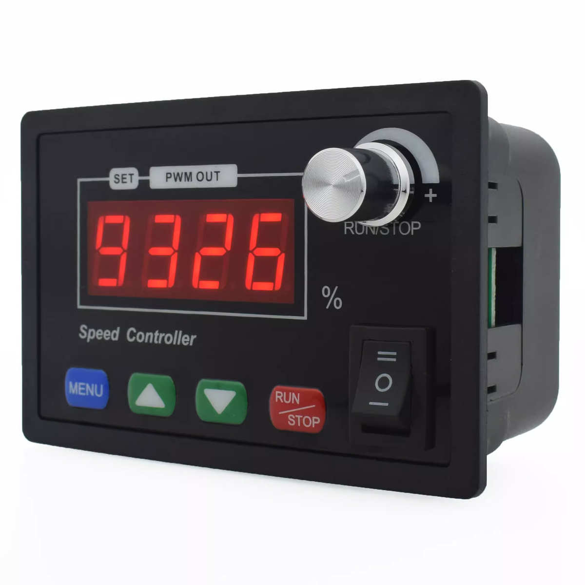 DC直流电机/马达调速器 仿真转速表 正转反转倒顺开关12V24V36V48