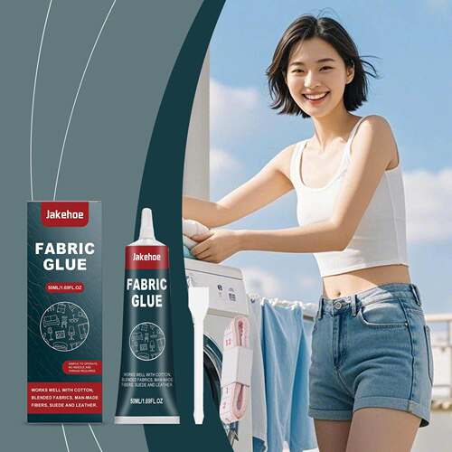JAKEHOE Fabric Glue for Leather and Textiles - A versatile,