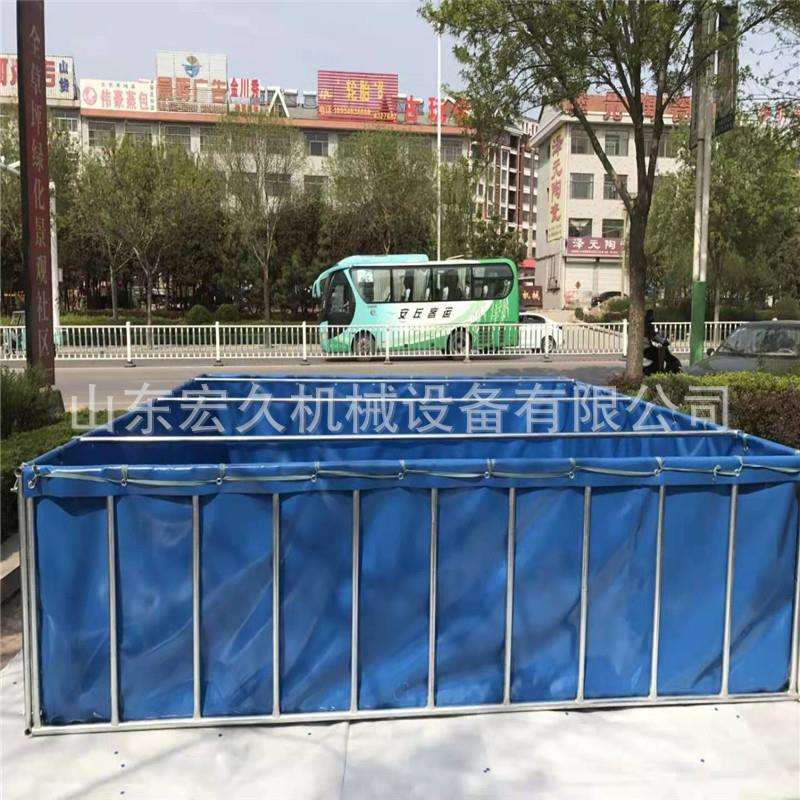 不锈钢支架PVC蓄水池 户外PVC帆布蓄水池 现货拆卸式帆布蓄水池