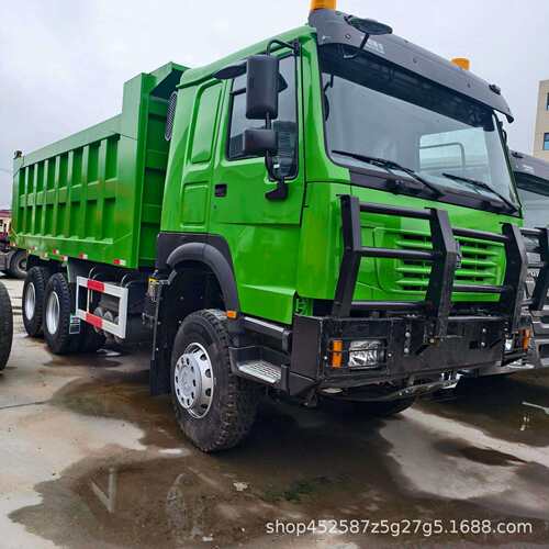 3出非洲手中重汽自卸车HOW国O前口四后八翻斗车8米自卸泥头二车