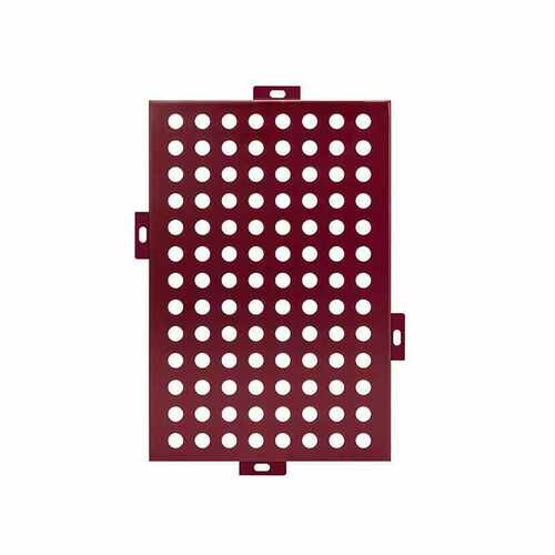 穿孔氟碳冲单板四川波浪幕墙雕花铝外墙铝孔造型厂家单板镂空穿孔