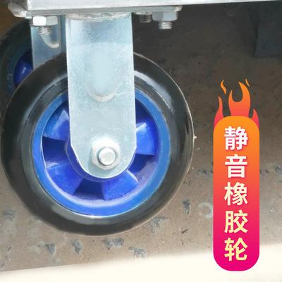 饲料车手推车饲料斗运输车养殖场猪场加厚304不锈钢喂料车运料车