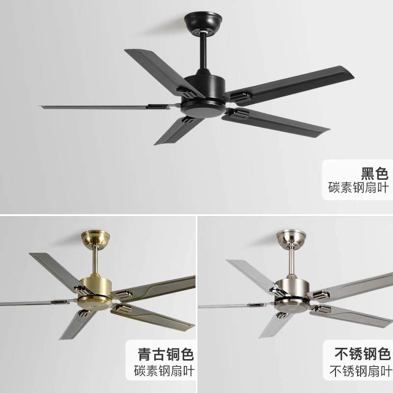 吊风扇大力家用客厅厅复风扇吊挂餐式商用吊顶工业无ZKV灯电风古