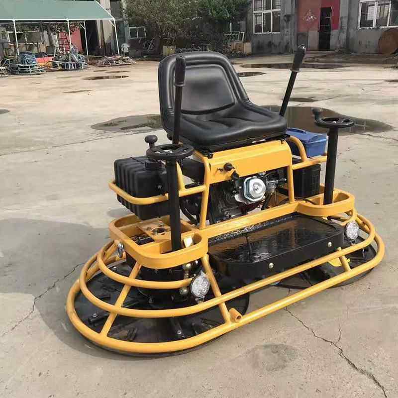 座驾式抹光机80盘双磨盘汽油抹光机混泥土地面磨光用工作效率高