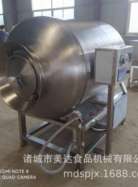 小型自动真空滚揉机 商用鲜牛肉入味设备 滚筒式酱菜腌制搅拌机