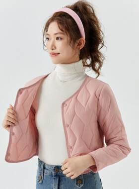 女士羊羔棉衣时尚上衣短款棉服