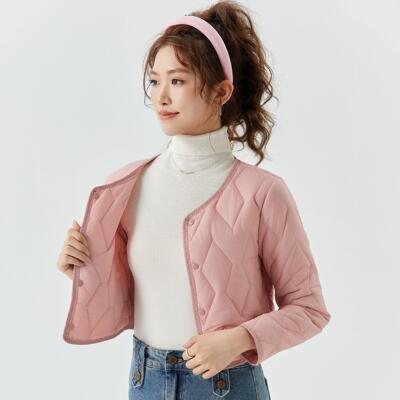 女士羊羔棉衣时尚上衣短款棉服