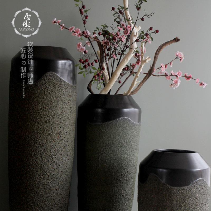 陶瓷落地花瓶颜色釉窑变花瓶现代欧式客厅酒店别墅摆件花瓶插花