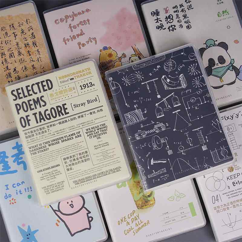 初品A6口袋胶套本唯美可爱随身便携带小本子学生文具记事本笔记本