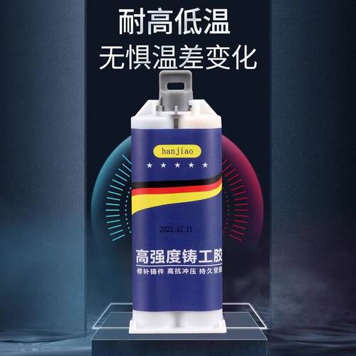 High-temperature resistant casting glue for repairing cracks
