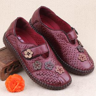 牛筋底防滑妈妈鞋 单女鞋 软底舒款 2204新春季 适女鞋 高档老北京布鞋