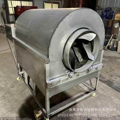 全自动滚筒炒锅FRN 不锈钢用商滚筒炒机 加翻热花生电翻炒设备