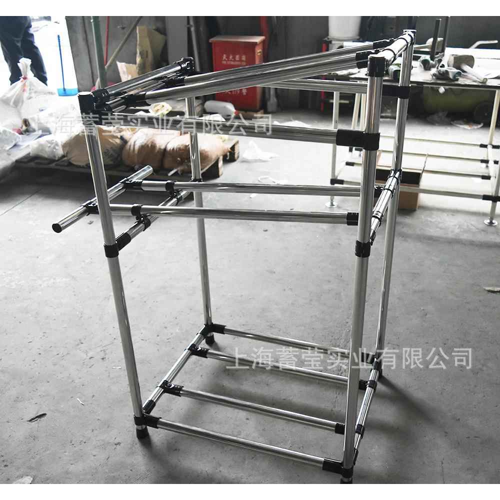 高淳/溧水/溧阳/宿迁第二代不锈钢精益管线棒工具架推车货架