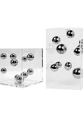 现代简约欧式轻奢亚克力罩子星球摆件样板房售楼处软装饰品摆设