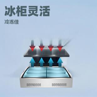 5面制冷阶梯冰台展示柜商用台式点菜炸串串烧烤肉夜市摆摊冰柜