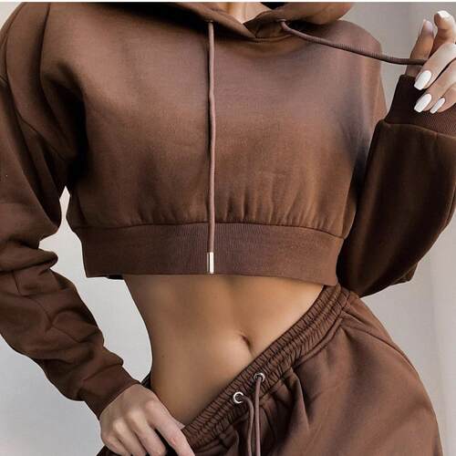 Large fleece women's sports suit大码抓绒女运动套装
