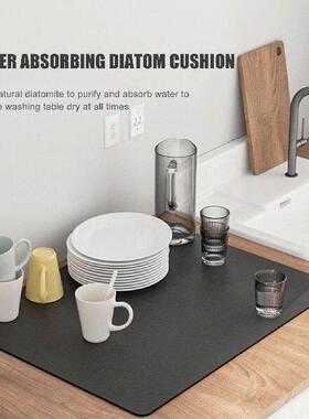 Tableware Drying Diatomite Heat Insulation Mat Speeds up