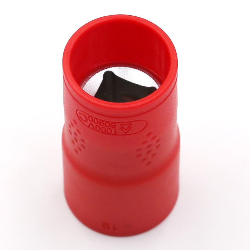 EDO维工度绝缘具VDE认465证W工具绝缘塑套筒头（C=1/4