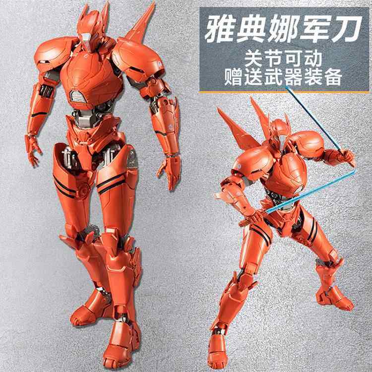 高档环太平洋机超可动手办发型光危复险仇流浪者甲装甲玩具模男生