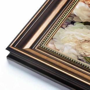 美式卧室床头装饰画温馨客厅沙发背景墙壁画欧式牡丹花开富贵挂画