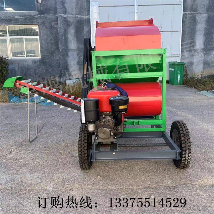 700A小型花生摘果机干湿两用长果收获机自带装袋功能