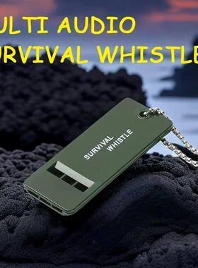 3-Frequency Whistle High Decibel Survival Whistle Portable K