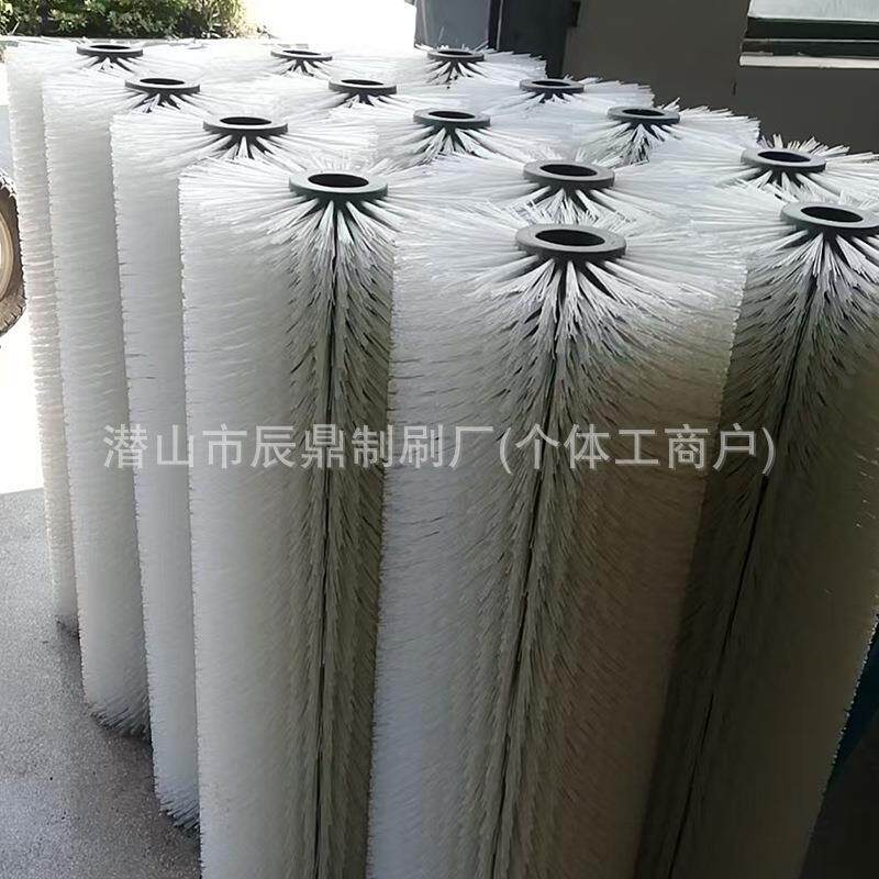 果蔬龙虾清洗魔芋清洗刷毛厂辊清洗除尘抛光646硬毛耐磨辊机刷生
