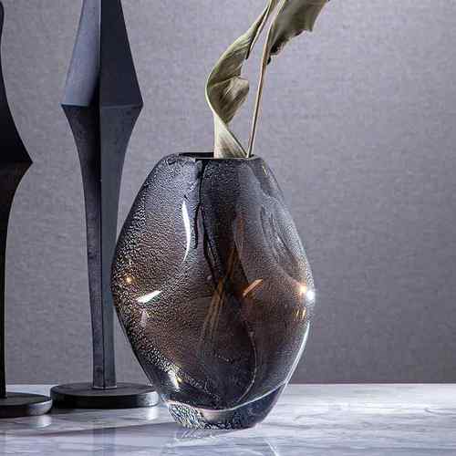 Darchin镀银玻璃摆件玻璃材质家居装饰摆件软装饰品