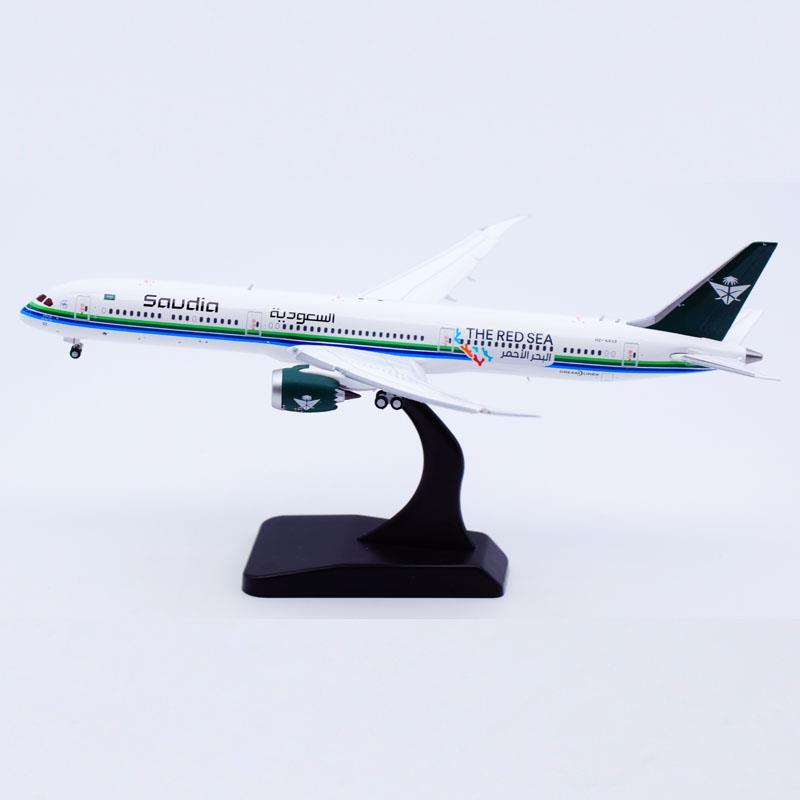 JC Wings 1:400 合金飞机模型 沙特航空 波音B787-10 HZ-AR33襟翼