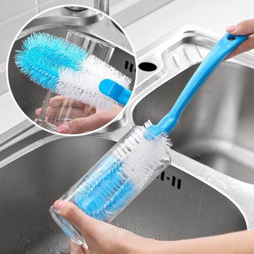 milk bottle brush decontamination cleaning brush