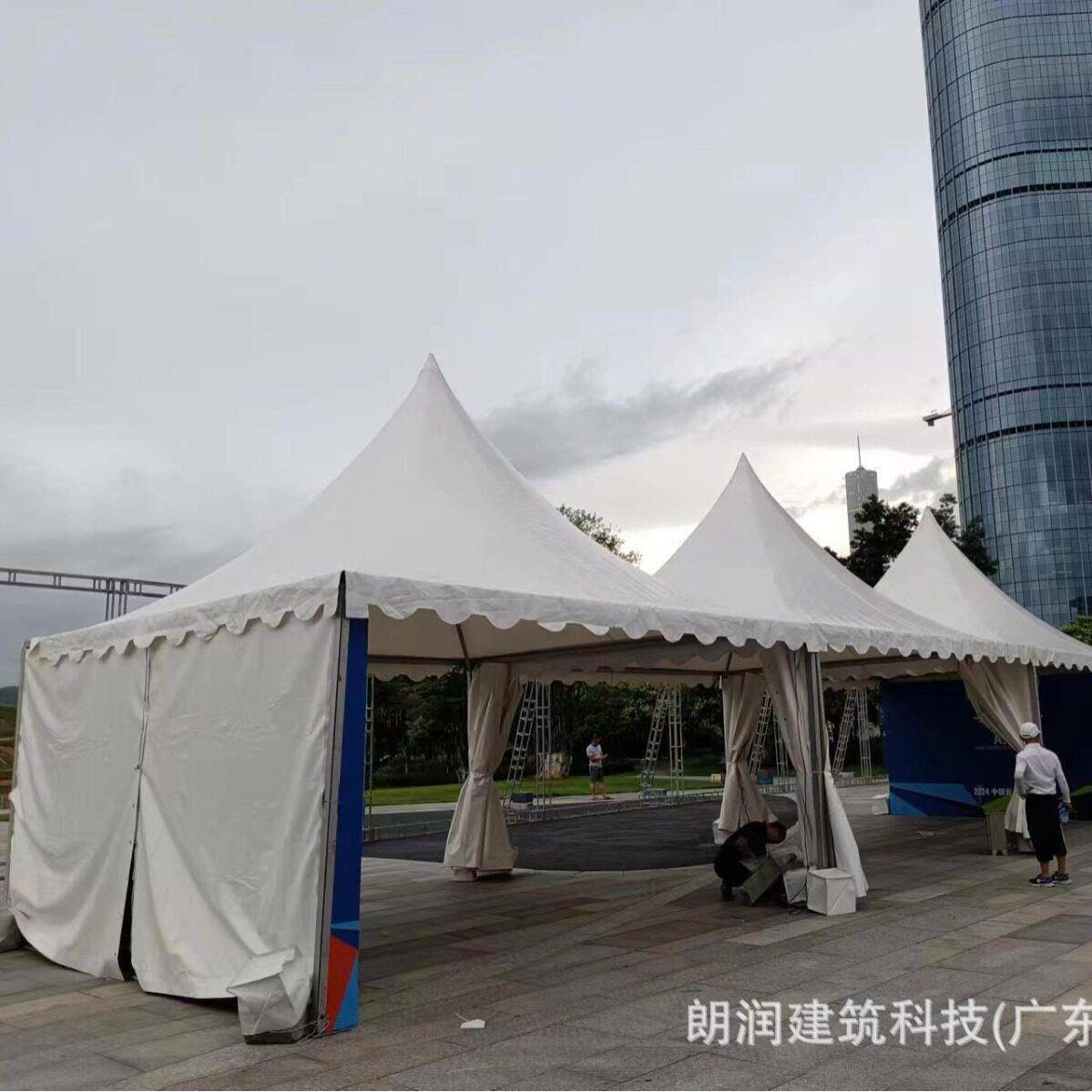尖顶帐篷广告棚商用室外活动展棚朗润厂家供应商