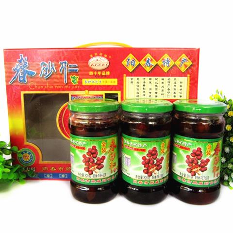 包邮阳春鹏威蟠龙春砂仁蜜960g礼盒装鲜果蜜饯砂仁沙仁阳春特产