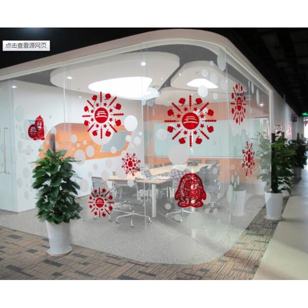 U喷绘广PDU州工磨厂UV超透贴静电V膜透明贴砂璃贴高清打玻印