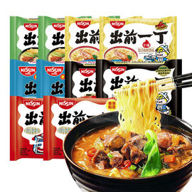香港制造出前一丁九州浓汤，五香牛肉黑蒜油100g泡面速食