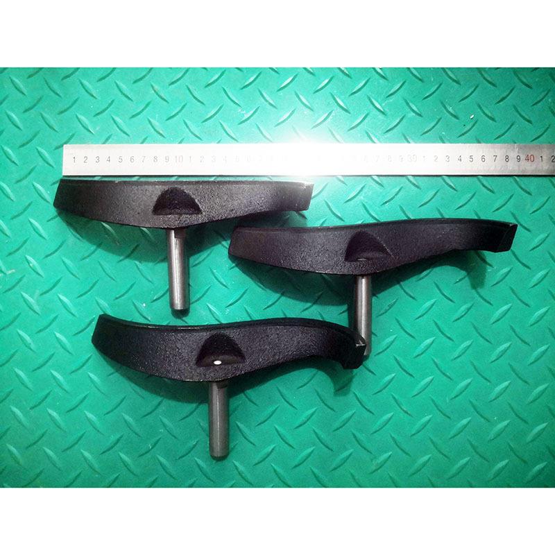 木工DIY车床车刀铸铁托刀架S弯210mm立柱直径16mm立柱长度66mm