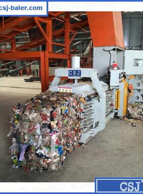 装修垃圾RDF轻物质可燃物打包机牌全自动卧式无人化