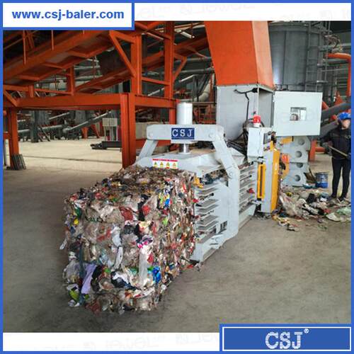 装修垃圾RDF轻物质可燃物打包机牌全自动卧式无人化