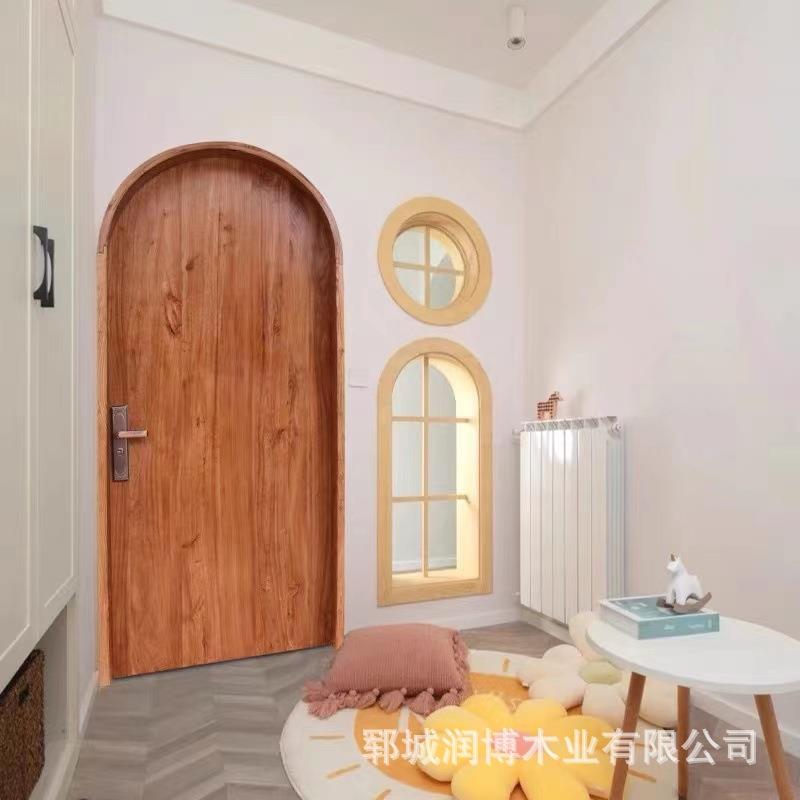郓城中仿榆348古老式木板单开门酒别式墅庭院大门店家用室内双开