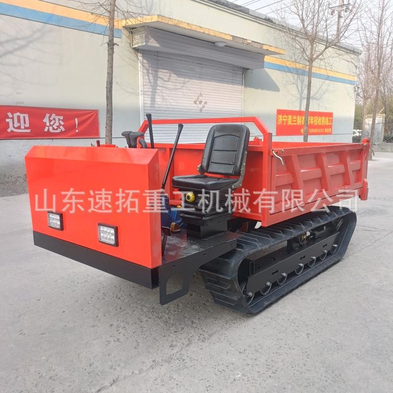 跨境出口品质小型履带运输车爬山虎山地果园全地形自卸车拉货搬运