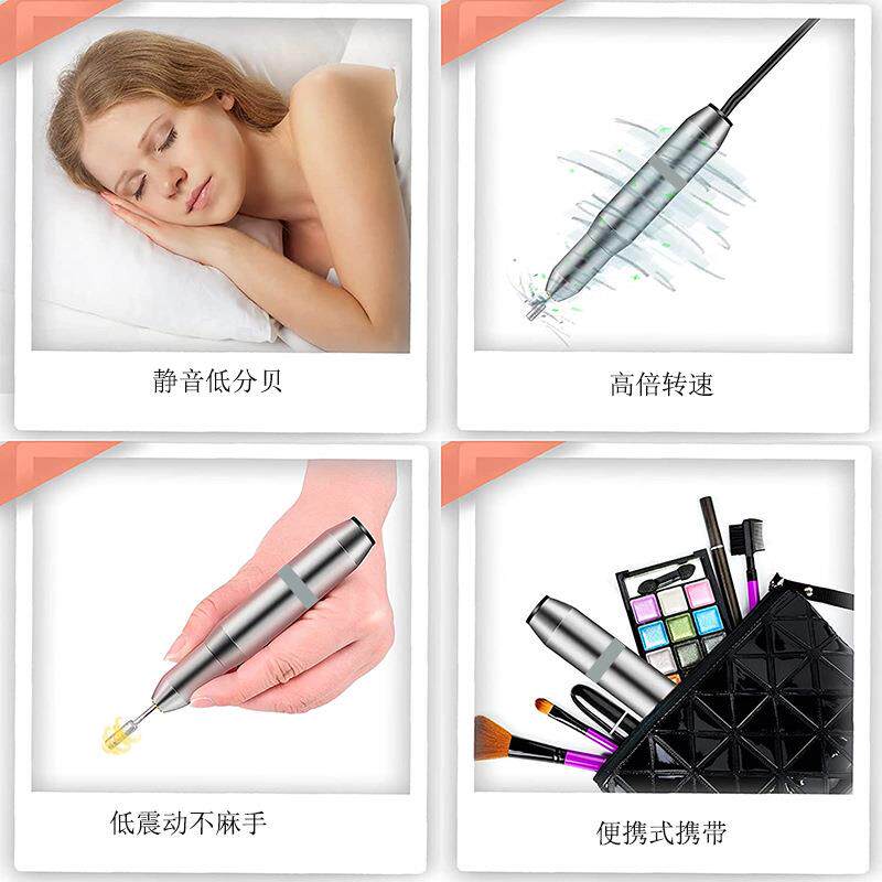 美甲店专用卸甲打磨机指甲小型笔磨头电动修甲器手足护理磨皮仪器