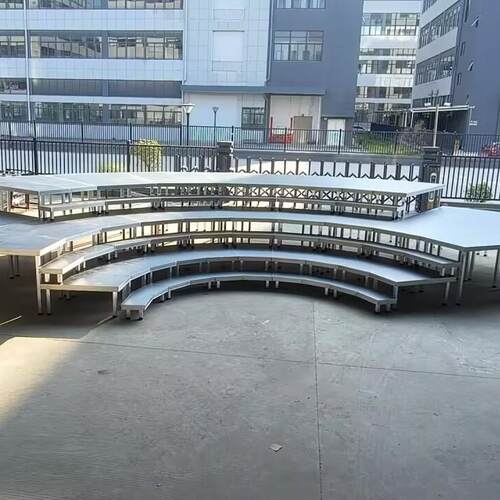 厂家直销演唱会婚庆异形舞台各种形状三角圆形舞台铝合金快装舞台