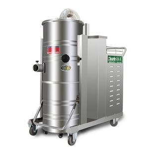 5510不锈钢桶工业吸尘器三相电工厂车间吸铝末铁渣100
