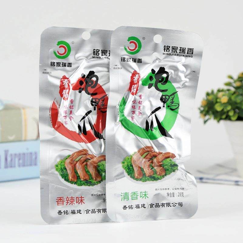 香铭泡鸭爪卤味鸭脚零食小吃真空独立包装正宗龙岩特产香脆泡鸭掌