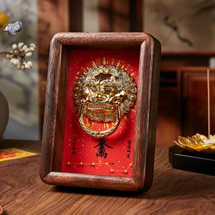 中古风画框空框装裱复古油画装饰外框实木边框条定制尺寸拼图相框