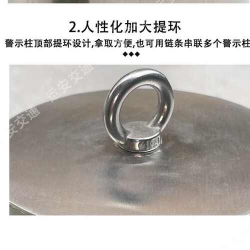 源头厂家定制不锈钢警示柱 可拆卸201防撞柱 304反光隔离防压路桩