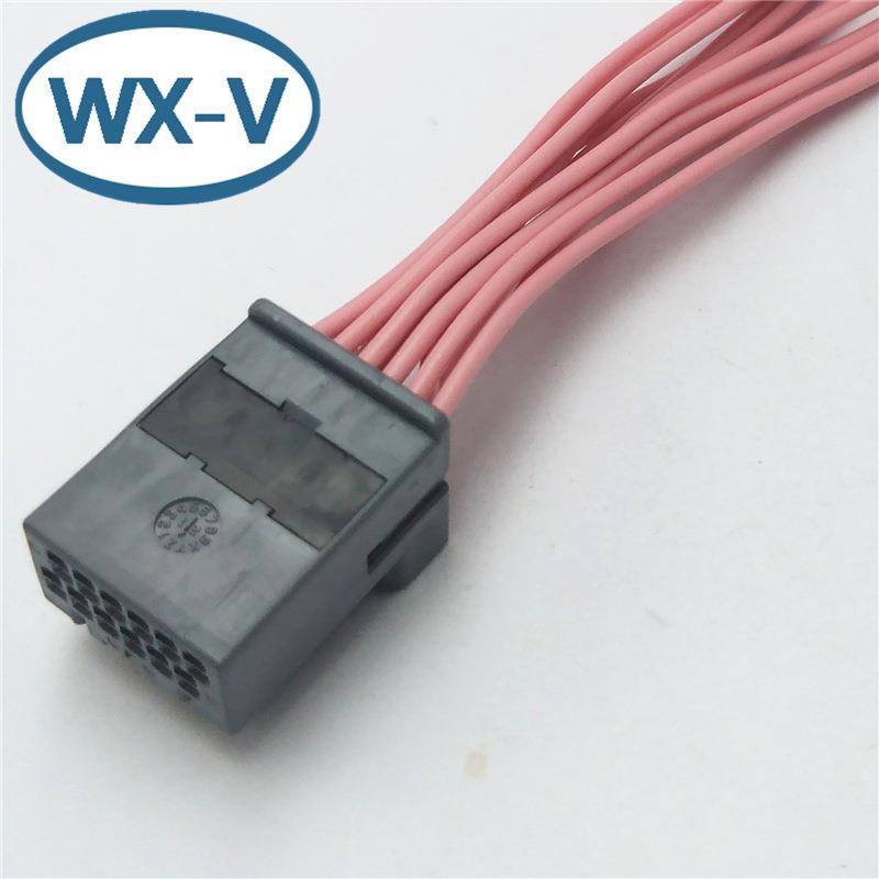 MX34012SF1 线束1-2355515-1 原装5孔 汽车雷达 雾灯 前后杠线