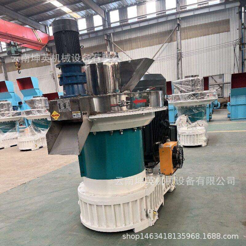 昆明时产1吨生物质机厂 新型生物燃料全自动流水生产线