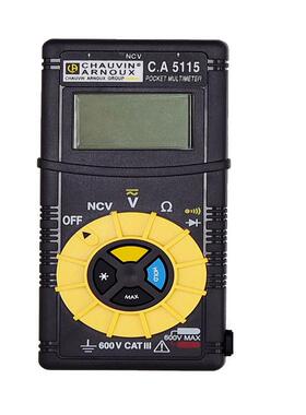 法国CA卡片式万用表CA5115电压电流电阻二极管测量口袋万用表