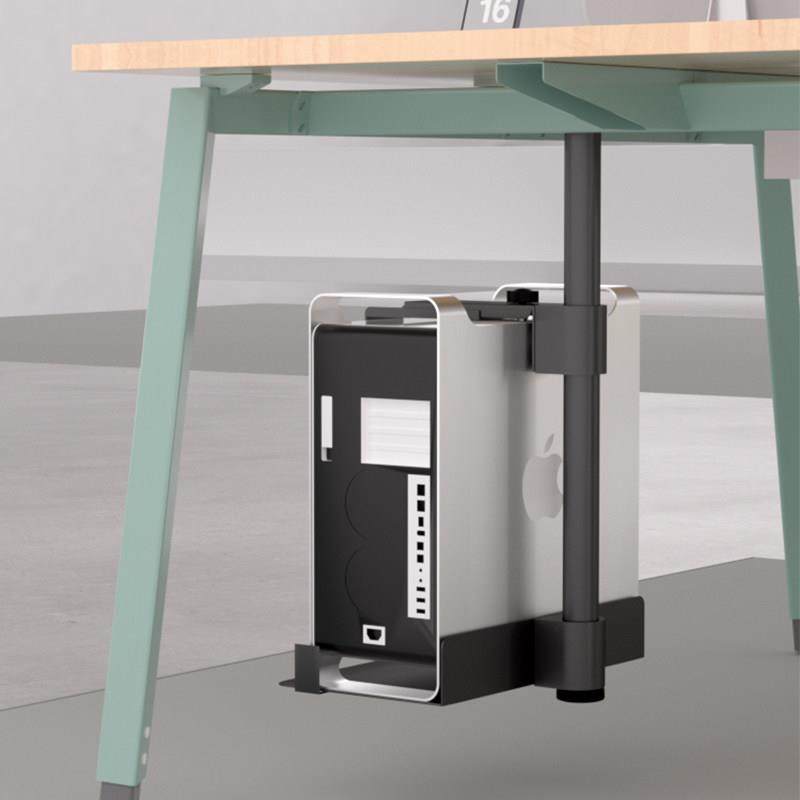 悬挂主机托架台式电脑主机吊架主机壳悬空壁挂支架办公桌下电脑挂