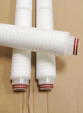 20寸微孔折叠滤芯过滤面积1吨 工业水处理设备通用净水过滤芯供应